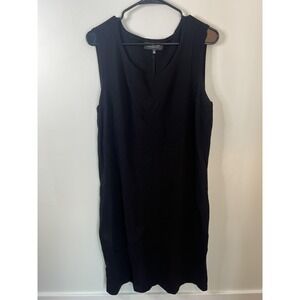 Jones New York Dress Wm 0X Black Sleeveless Sheath Little Black Office Corporate